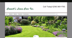 Desktop Screenshot of connellslawncareinc.com